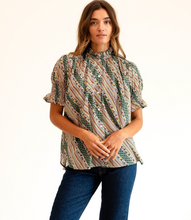 Load image into Gallery viewer, Marnie Top Rose Stripe