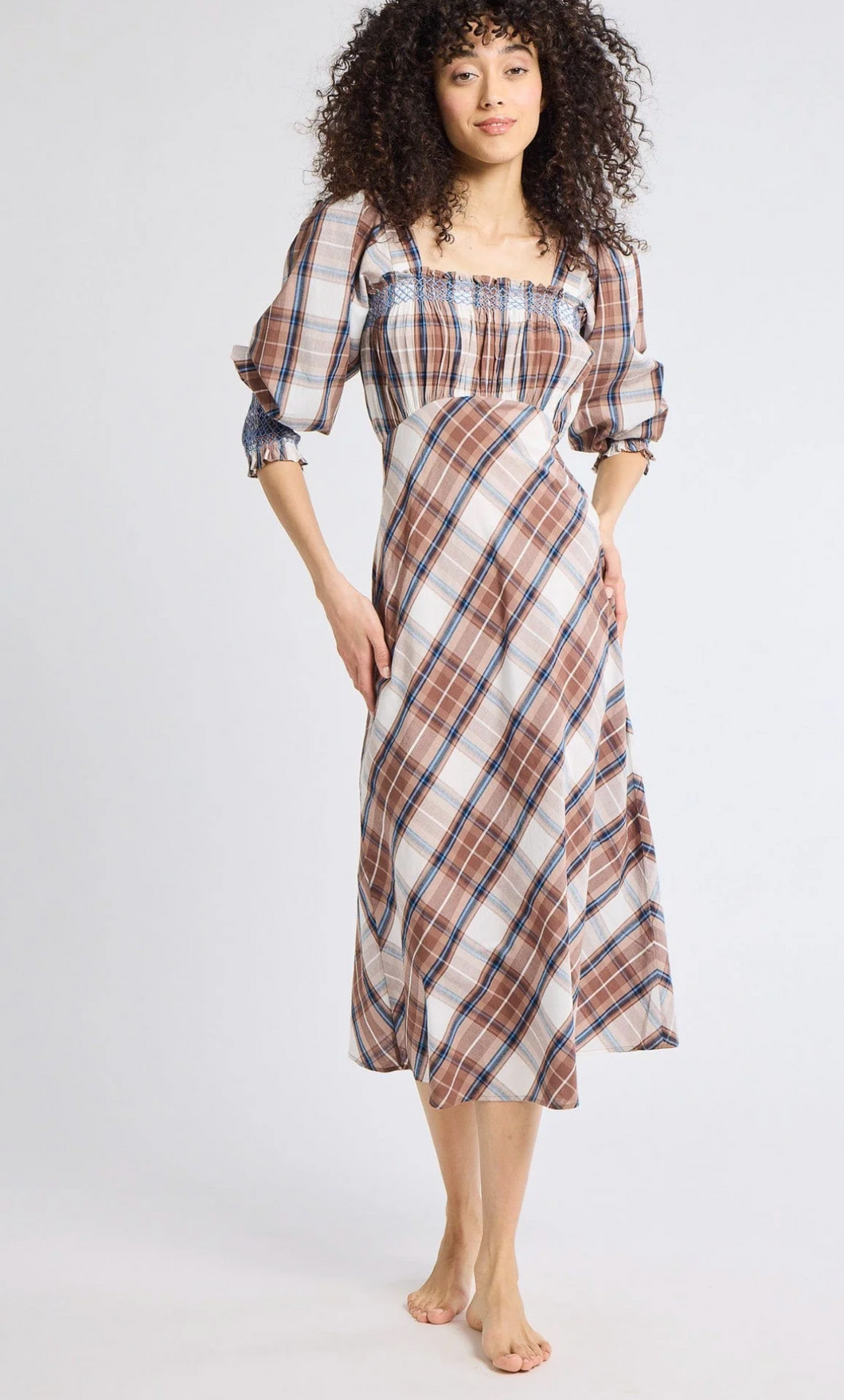 Joan Dress Highland Plaid