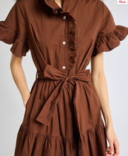 Load image into Gallery viewer, Victoria Dress Chocolate