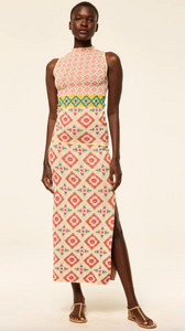 Gwen Skirt Floral Block