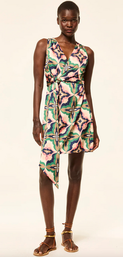 Sakina Dress Prismatic Tile Geo