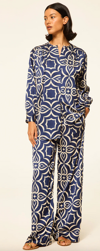 Reshma Pant Blue Mosaic Tile