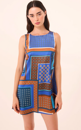 Goldie Dress Tile Patchwork