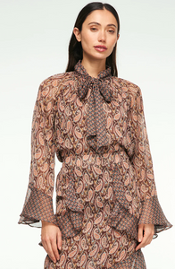 Maris Top Brown Paisley Mix