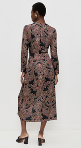 Eliza Dress Studded Floral Satin