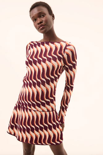 Orlie Skirt Wavy Stripe