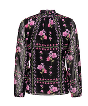 Load image into Gallery viewer, Lulu Top Midnight Lattice