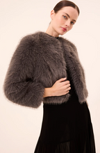 Load image into Gallery viewer, Jordyn Cropped Jacket Dark Grey