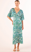 Load image into Gallery viewer, Zania Dress Reflective Botanical