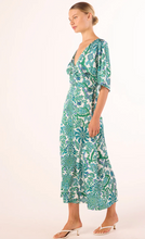 Load image into Gallery viewer, Zania Dress Reflective Botanical