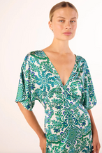 Load image into Gallery viewer, Zania Dress Reflective Botanical