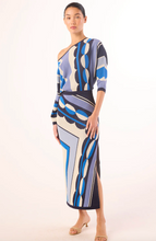 Load image into Gallery viewer, Keya Dress Geo Stripe Knit