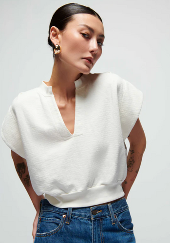 Lenon Crew Sweatshirt Porcelain