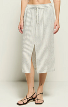 Load image into Gallery viewer, Maisie Skirt Linen Stripe