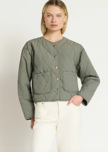 Aspen Quilted Jacket Castor Gray