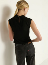 Load image into Gallery viewer, Lulu Mock Neck Top Jet Black