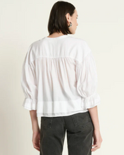 Load image into Gallery viewer, Scarlett Pintuck Blouse White