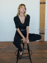 Load image into Gallery viewer, Nahal Top Jet Black