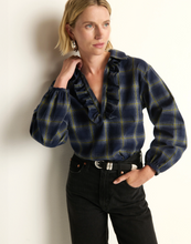 Load image into Gallery viewer, Beckett Blouse Starry Night Plaid