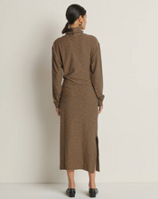 Load image into Gallery viewer, Mariel Dress Mini Cocoa Stripe
