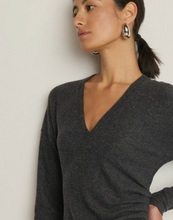 Load image into Gallery viewer, Sandrine Midi Dress Heather Charcoal