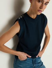 Load image into Gallery viewer, Mikka Button Shoulder Tank Night Sky