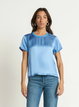 Load image into Gallery viewer, Marie Boxy Crop Harbor Blue