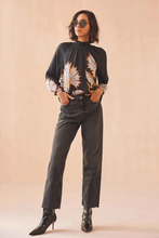Load image into Gallery viewer, Brooke Blouse Mattia Obsidian