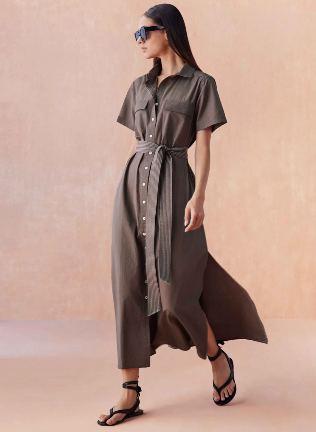 Amira Midi Solid Fawn