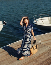 Load image into Gallery viewer, Amira Shirtdress Adelaide Mariner