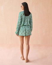 Load image into Gallery viewer, Riviera Blouse Marlie Matcha