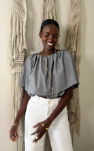 Load image into Gallery viewer, Esme Top B/W Cotton