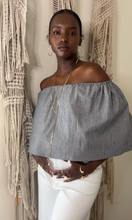 Load image into Gallery viewer, Esme Top B/W Cotton