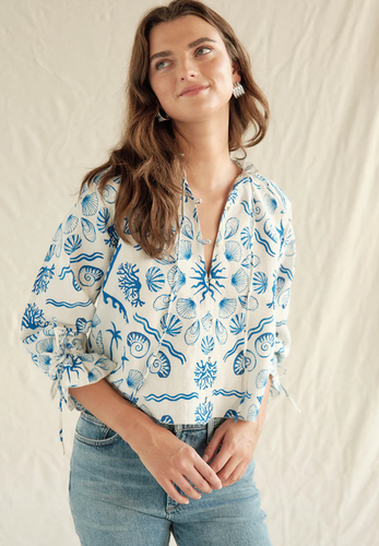 Svetlanna Top Deep Blue Sea