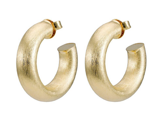 Small Chantal Hoops 18K Gold Plated