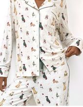 Load image into Gallery viewer, Pillow Soft PJ Santa Paws