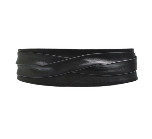 Midi Wrap Belt Black