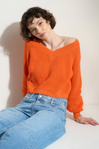Issie Sweater Orange
