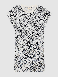 Layne Crewneck T Shirt Dress Dot