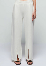 Load image into Gallery viewer, Lincoln Front Slit Knit Pant Porcelain