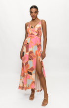 Load image into Gallery viewer, Glow Dress Vibrant Graphic Floral