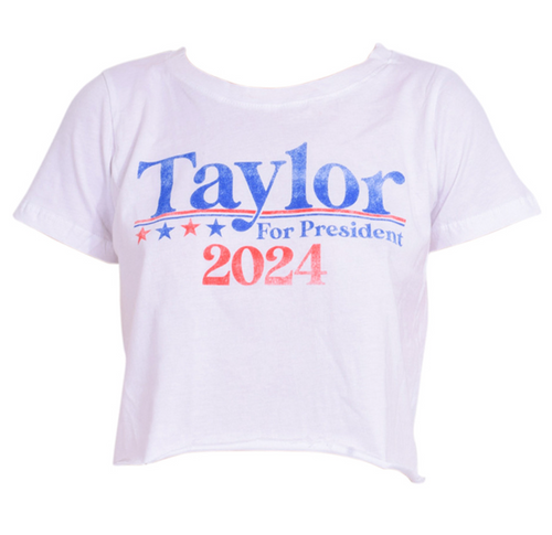Election Crop Tee Taylor