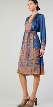 Load image into Gallery viewer, Georgina Midi Dress Navy Multi