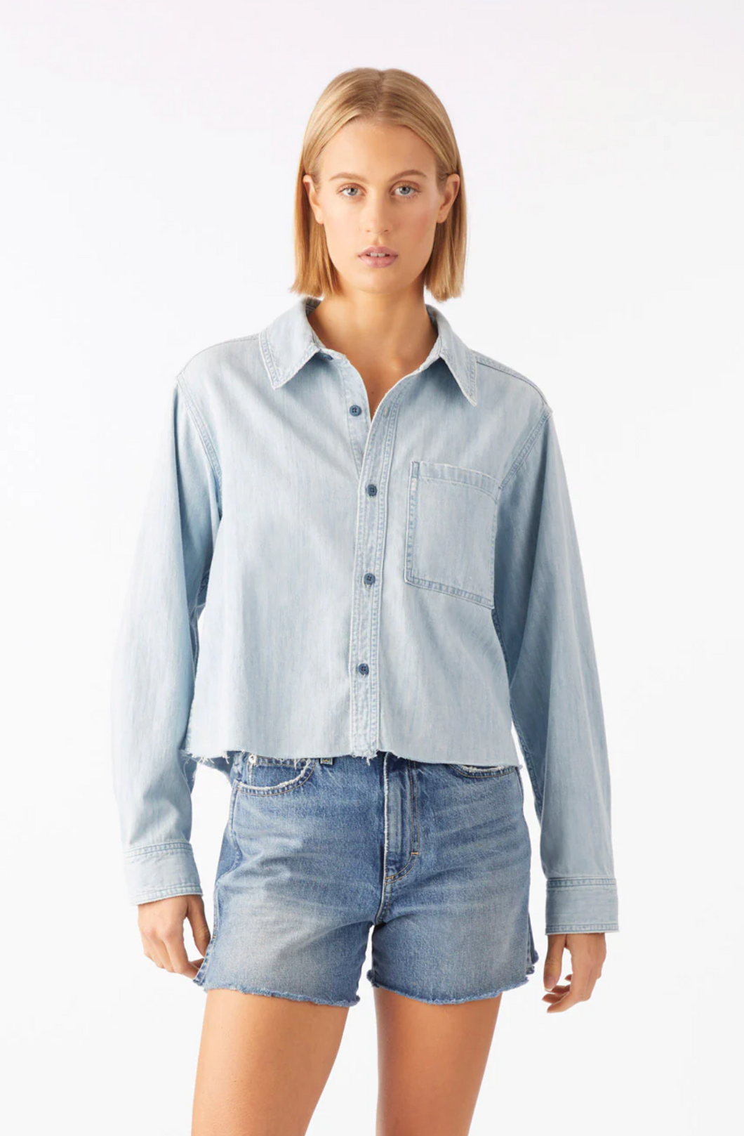 Ida Crop Shirt Scorcher