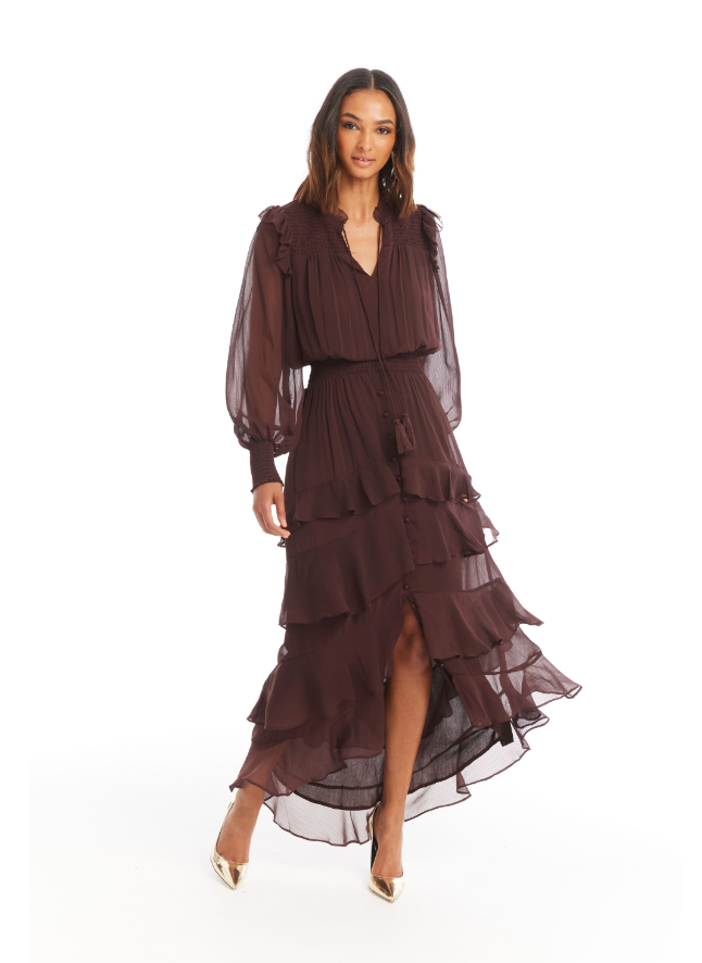 Joleen Maxi Dress Chocolate