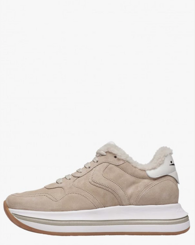 Melany Suede Light Beige Sneaker