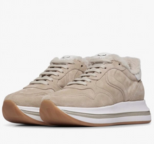 Load image into Gallery viewer, Melany Suede Light Beige Sneaker