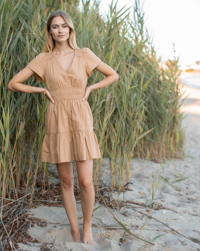 Anna Dress Camel