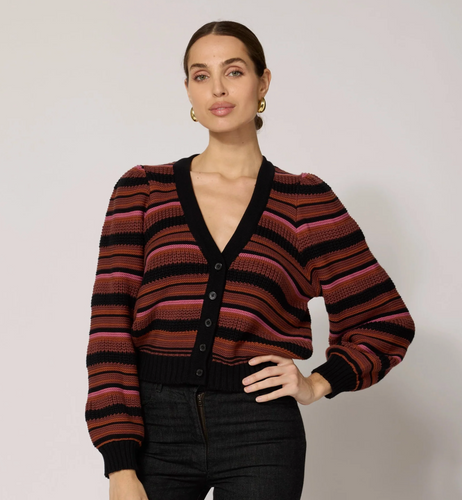 Bethany Sweater Cardigan Black Multi