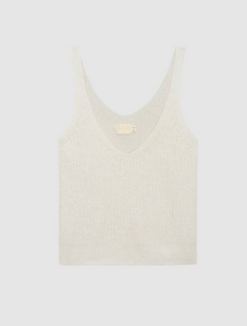 Cece Sweater Tank Porcelain